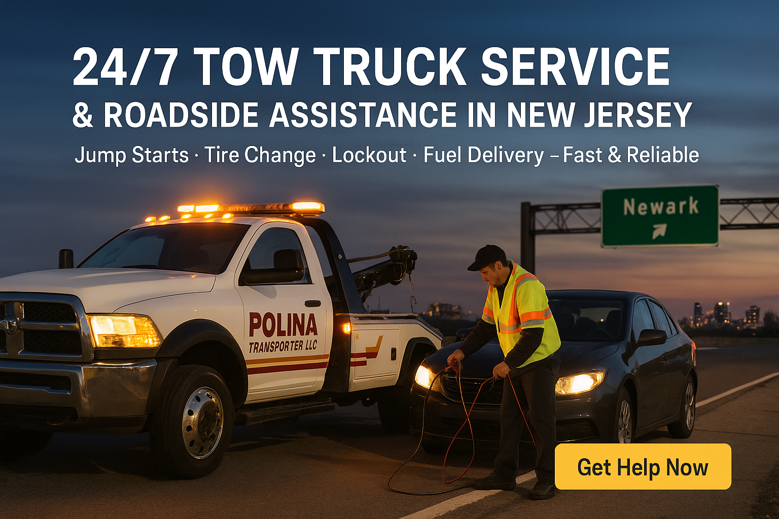 Polina Towing Service | Heavy Duty Towing I Emergency Road Assistance, & Vehicle Recovery in New Jersey logo