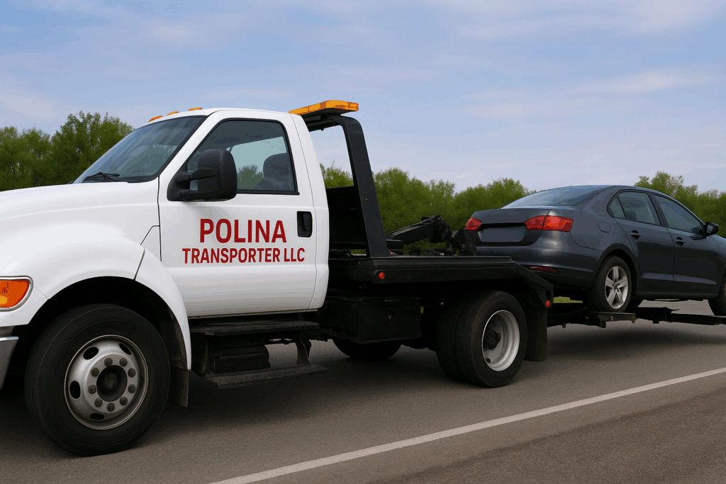 "Professional tow truck providing roadside assistance services in New Jersey including jump start, tire change, lockout, and fuel delivery