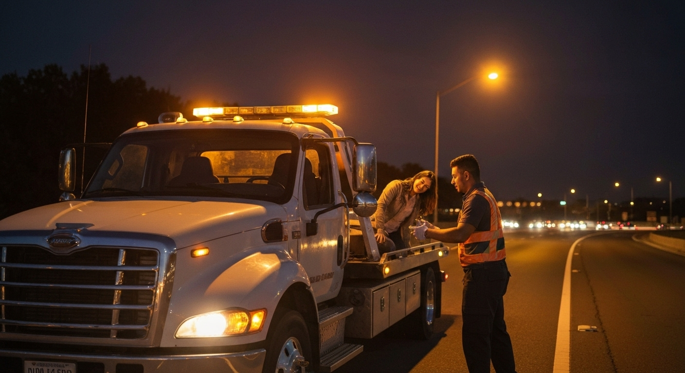 24/7 tow truck service